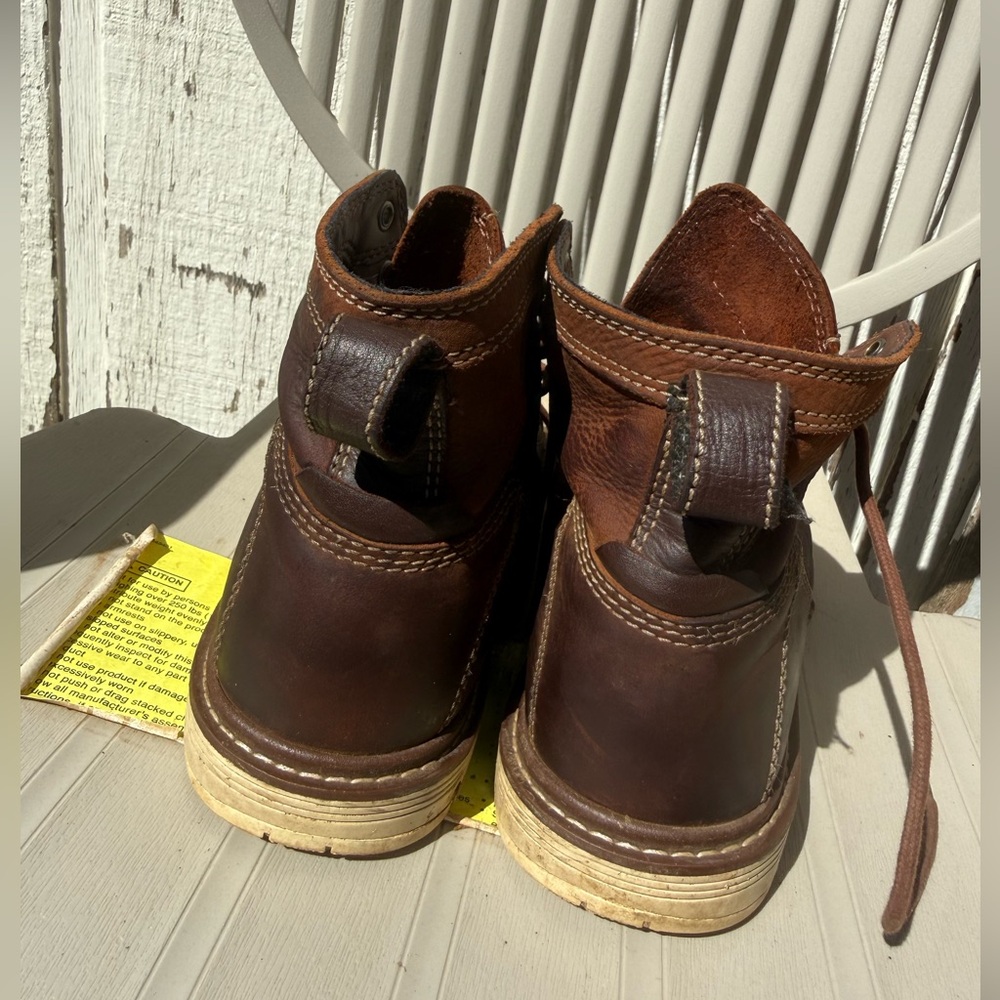 KEEN Women’s San Jose Work Boots Wedge sole Moc Toe - Picture 5 of 7